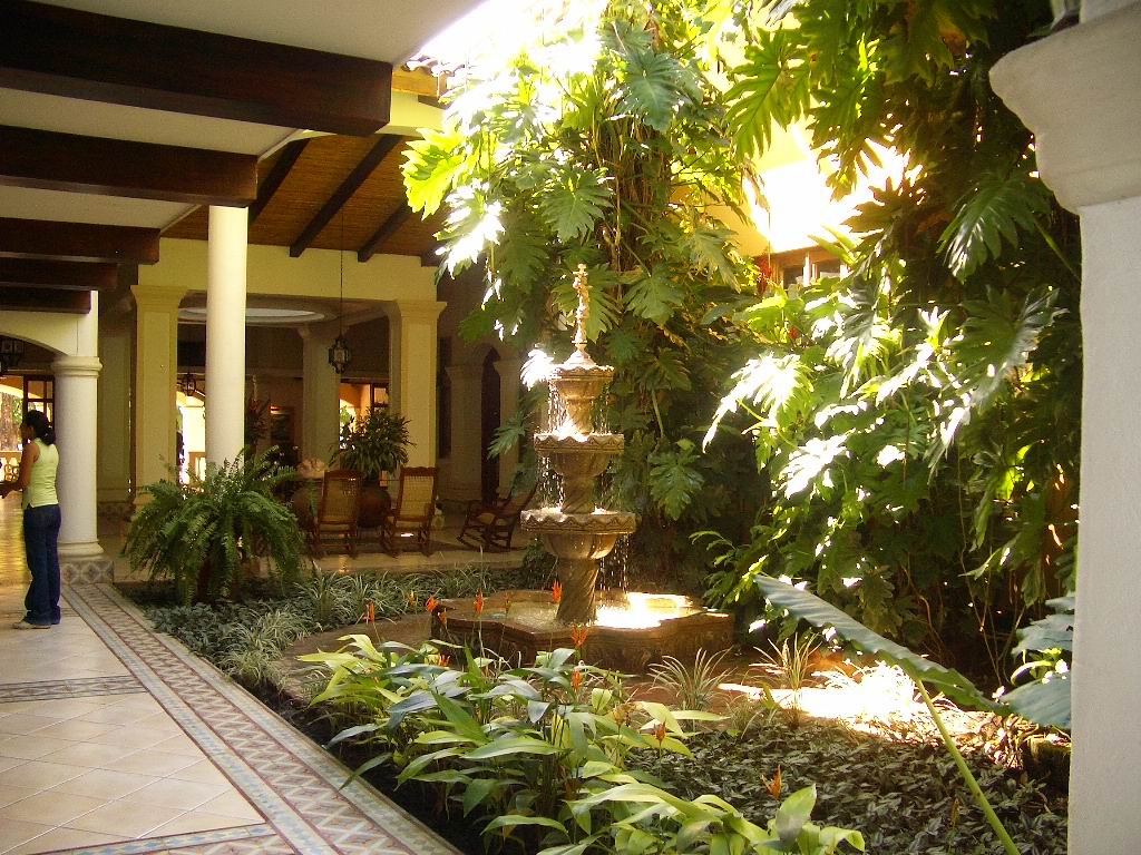 Patio der Casa de los Tres Mundos