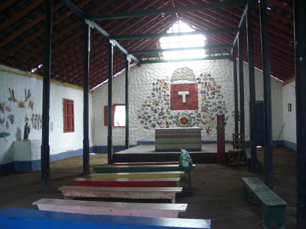 In der Kirche der Gemeinschaft von Solentiname