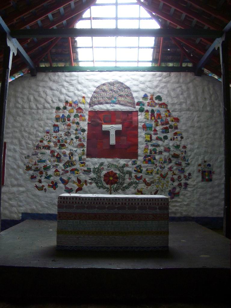 Der Altar in der Kirche von Mancarr&oacute;