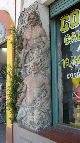 Ladenskulptur in La Boca
